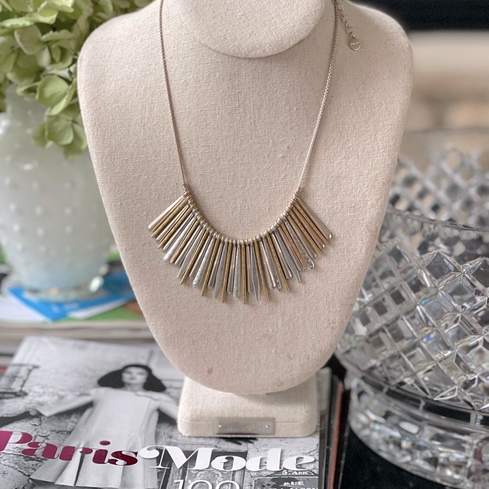 Mixed Metal Essential Fringe- Gold/Silver